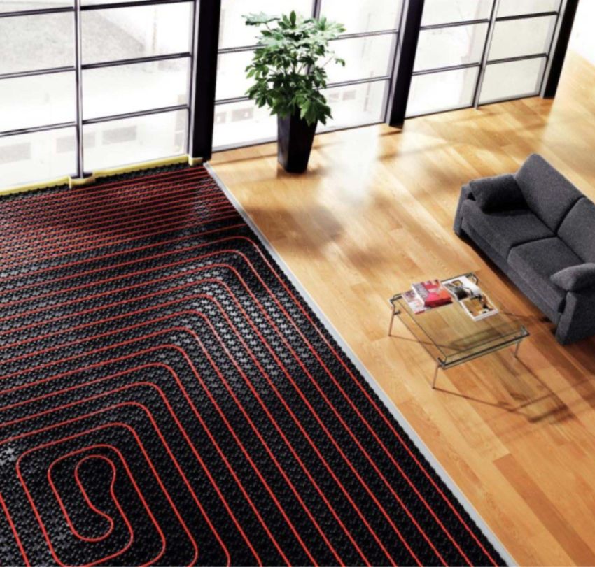 Εγκατάσταση ενδοδαπέδιας θέρμανσης